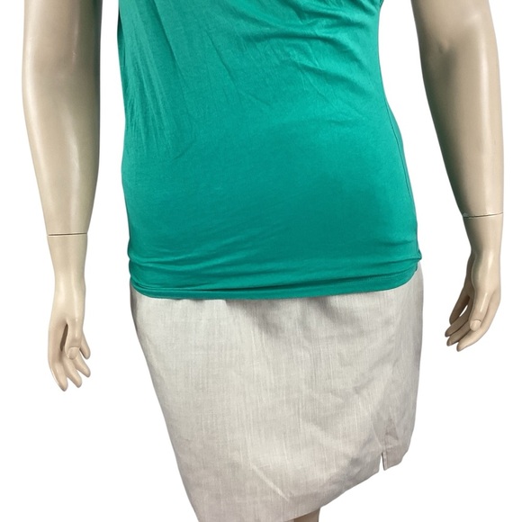 Velvet by Graham & Spencer Adelise Wrap Tank Top Green Tile XL - Picture 3 of 7